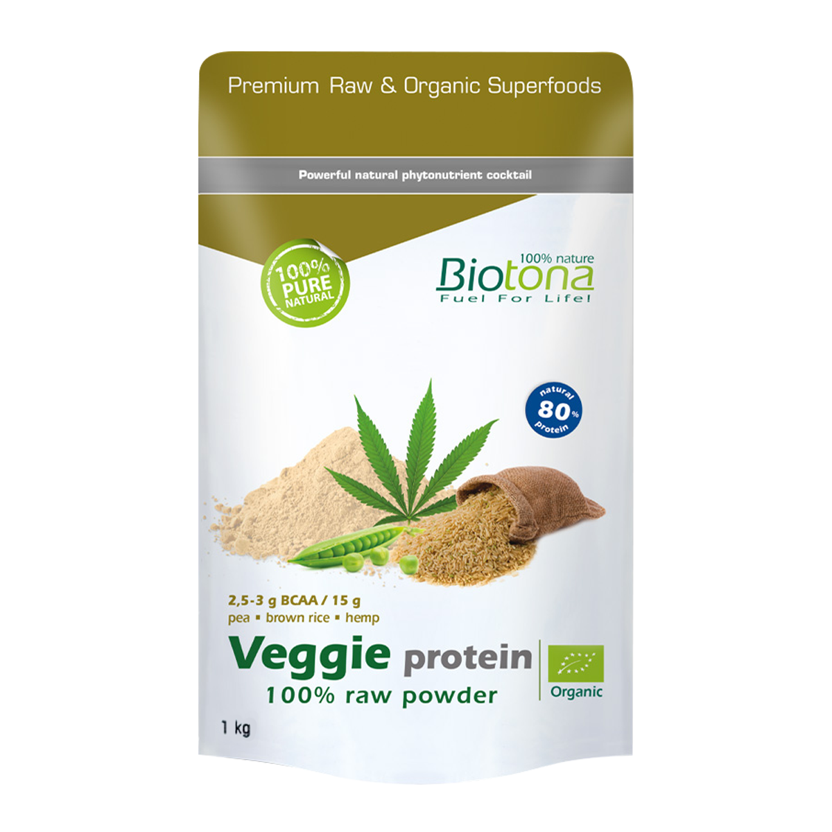 Veggie Protein 100 % Raw Powder