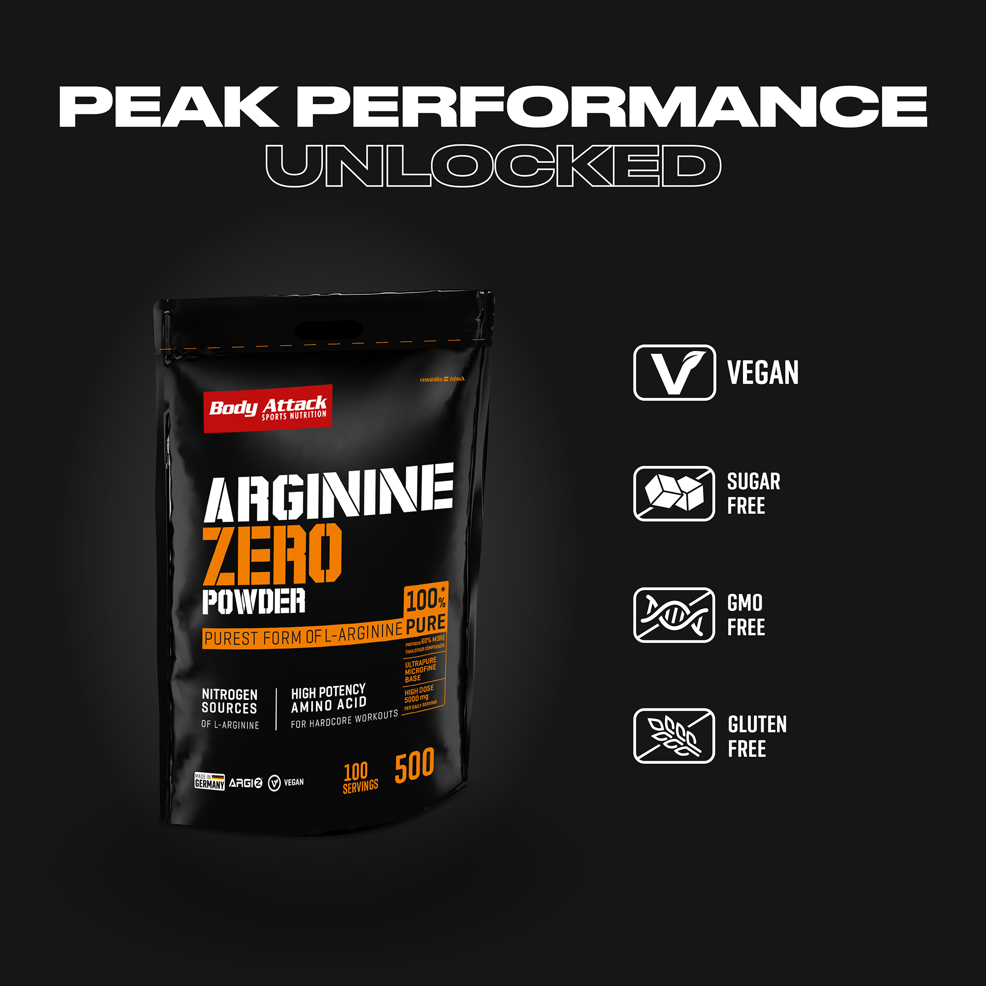 100 % Arginine Zero